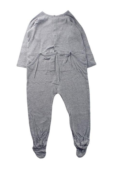 A Grey Onesies from Bonpoint in size 12-18M for neutral. (Back View)