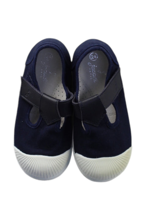 A Navy Slip Ons from Jacadi in size 3T for neutral. (Back View)