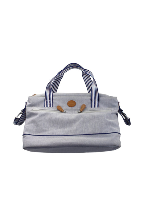 A Grey Diaper Bags from Jacadi in size O/S for neutral. (Front View)