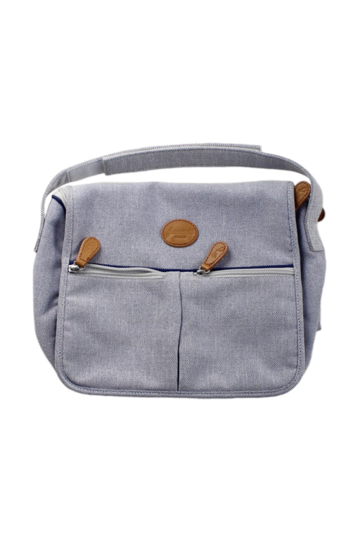 A Blue Diaper Bags from Jacadi in size O/S for neutral. (Front View)