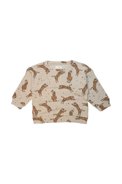 A Beige Crewneck Sweatshirts from Konges Sløjd in size 3T for boy. (Front View)