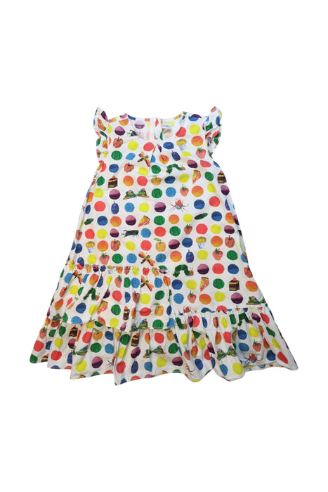 A Multicolour Sleeveless Dresses from Balabala in size 5T for girl. (Front View)