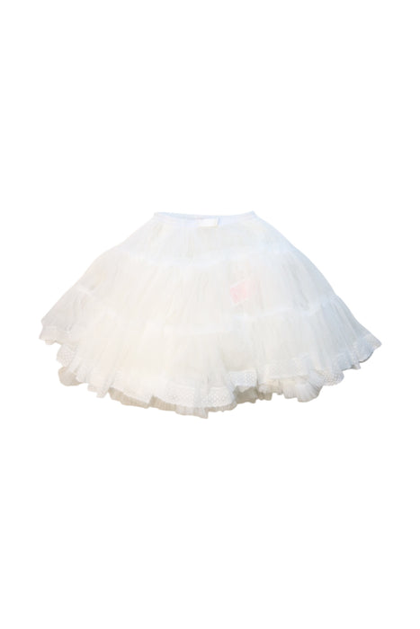 A White Tulle Skirts from Nicholas & Bears in size 6T for girl. (Front View)