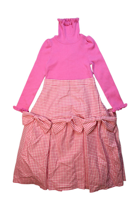 A Pink Long Sleeve Dresses from Nicholas & Bears in size 3T for girl. (Front View)