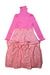 A Pink Long Sleeve Dresses from Nicholas & Bears in size 3T for girl. (Back View)