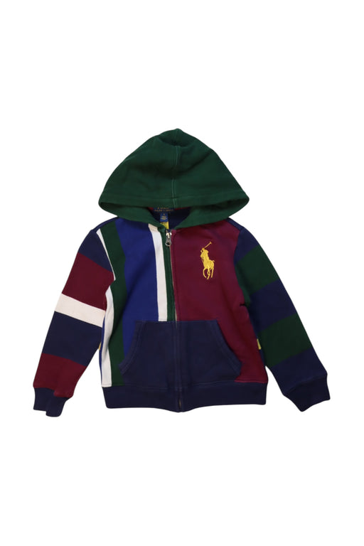 A Multicolour Hooded Sweatshirts from Polo Ralph Lauren in size 4T for boy. (Front View)