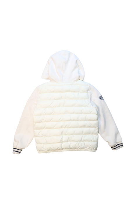 A White Puffer/Quilted Jackets from Polo Ralph Lauren in size 5T for boy. (Back View)