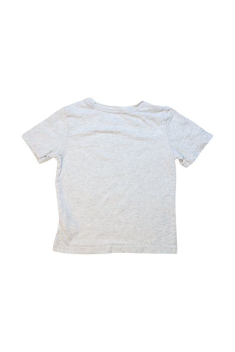 A White Short Sleeve T Shirts from Roots in size 4T for boy. (Back View)