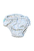 A Blue Swim Diapers from Charlie Banana in size 12-18M for neutral. (Front View)