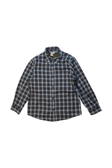 A Blue Long Sleeve Shirts from Bonpoint in size 4T for boy. (Front View)