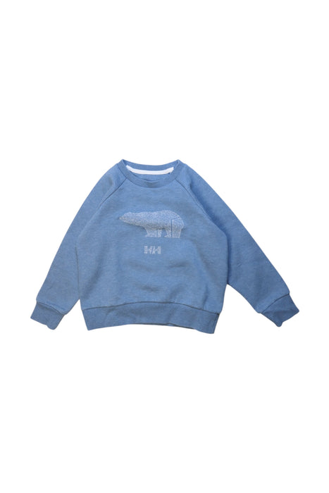 A Blue Sweatshirts from Helly Hansen in size 5T for boy. (Front View)