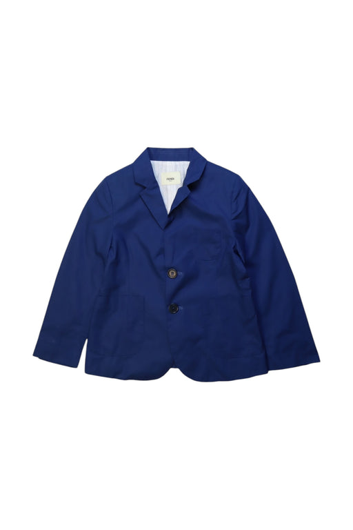 A Blue Blazers from Fendi in size 4T for boy. (Front View)