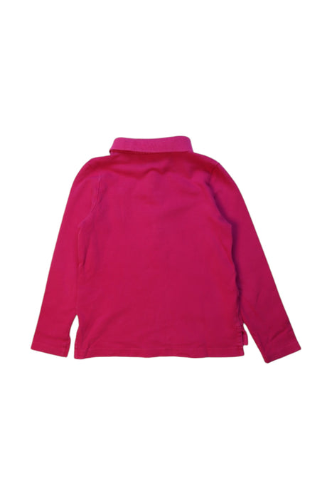 A Pink Long Sleeve Polos from Polo Ralph Lauren in size 5T for boy. (Back View)