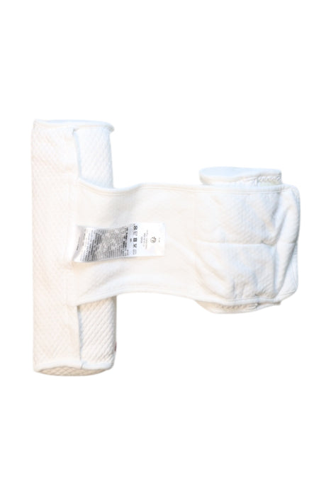 A White Safety Blankets from Red Castle in size O/S for neutral. (Back View)