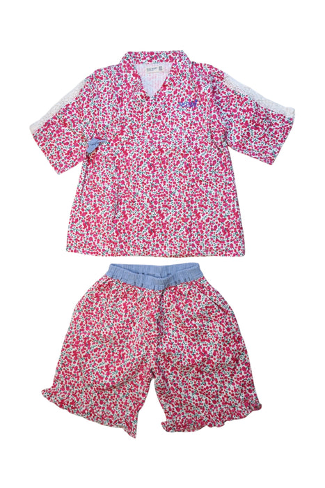 A Multicolour Shorts Sets from Ragmart in size 5T for girl. (Front View)