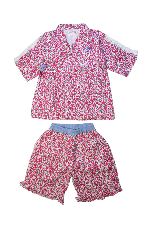 A Multicolour Shorts Sets from Ragmart in size 5T for girl. (Front View)