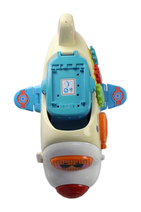 A Multicolour Cars Trucks Trains & Remote Control from Vtech in size O/S for neutral. (Back View)