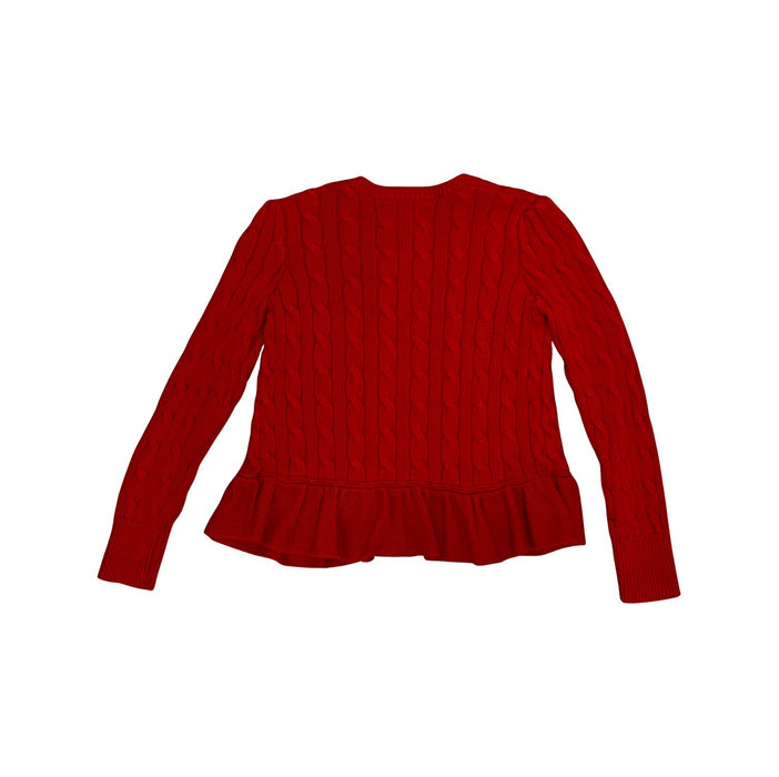 A Red Cardigans from Ralph Lauren in size 6T for girl. (Back View)