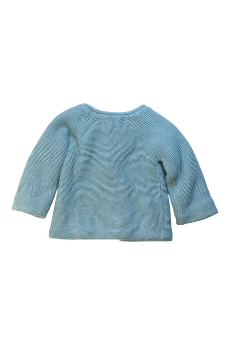 A Blue Cardigans from purebaby in size 12-18M for neutral. (Back View)