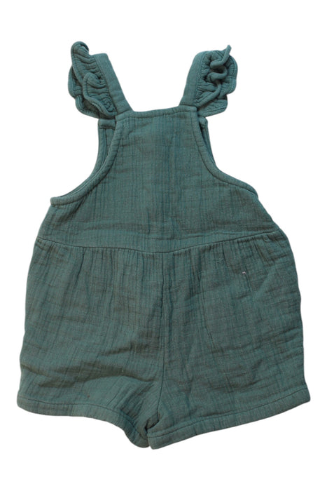 A Green Overall Shorts from Bout'Chou in size 18-24M for girl. (Back View)