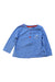A Blue Long Sleeve Tops from DPAM in size 6-12M for boy. (Front View)