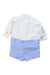 A White Long Sleeve Rompers from Arroz con Leche in size 3-6M for boy. (Back View)