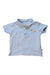 A Blue Short Sleeve Polos from La Compagnie des Petits in size 6-12M for boy. (Front View)