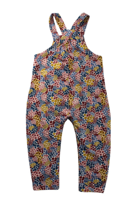 A Multicolour Long Overalls from Vertbaudet in size 3T for neutral. (Back View)