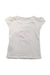 A White Short Sleeve Tops from Billieblush in size 4T for girl. (Back View)