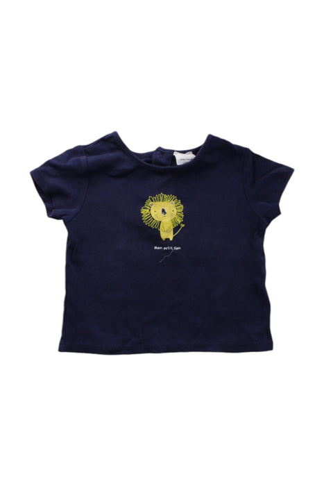 A Navy Short Sleeve T Shirts from Carrément Beau in size 12-18M for neutral. (Front View)