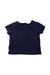 A Navy Short Sleeve T Shirts from Carrément Beau in size 12-18M for neutral. (Back View)