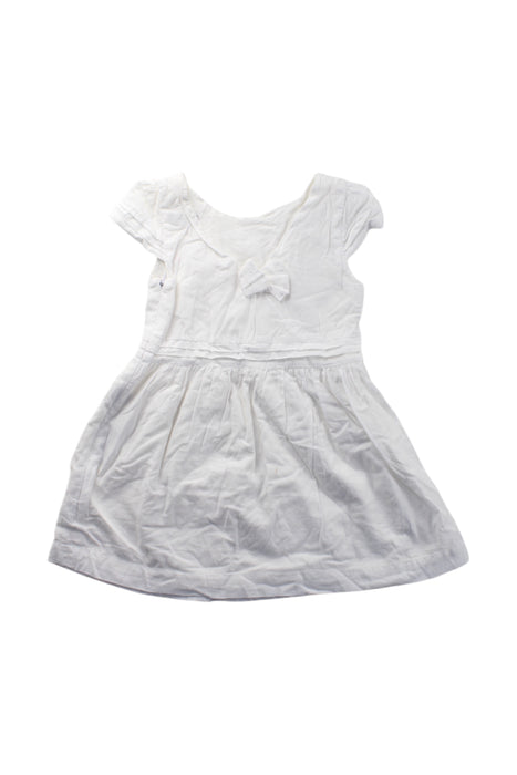 A White Short Sleeve Dresses from Sergent Major in size 4T for girl. (Back View)