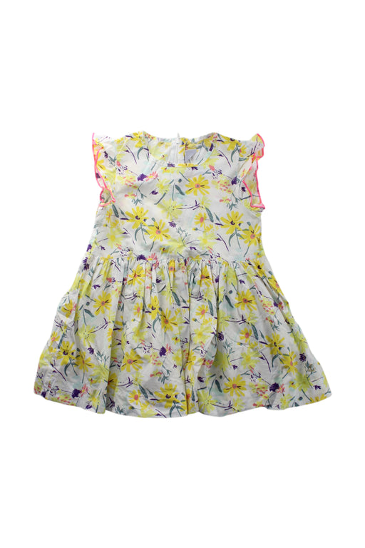 A Multicolour Sleeveless Dresses from Petit Bateau in size 3T for girl. (Front View)
