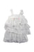 A White Sleeveless Dresses from Nicholas & Bears in size 4T for girl. (Front View)