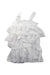 A White Sleeveless Dresses from Nicholas & Bears in size 4T for girl. (Back View)