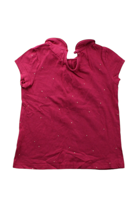 A Pink Short Sleeve Tops from DPAM in size 3T for girl. (Back View)