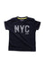 A Black Short Sleeve T Shirts from Tommy Hilfiger in size 6-12M for neutral. (Front View)