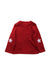 A Red Long Sleeve T Shirts from Tommy Hilfiger in size 6-12M for neutral. (Back View)