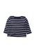 A Navy Long Sleeve T Shirts from Cadet Rousselle in size 6-12M for neutral. (Front View)