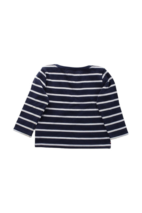 A Navy Long Sleeve T Shirts from Cadet Rousselle in size 6-12M for neutral. (Back View)