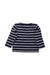 A Navy Long Sleeve T Shirts from Cadet Rousselle in size 6-12M for neutral. (Back View)