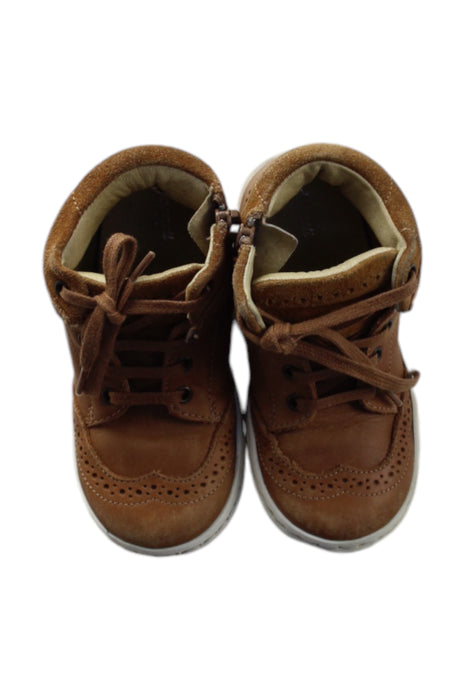 A Brown Casual Boots from Jacadi in size 3T for neutral. (Back View)