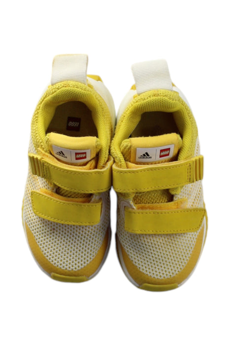 A Yellow Sneakers from Adidas in size 12-18M for neutral. (Back View)