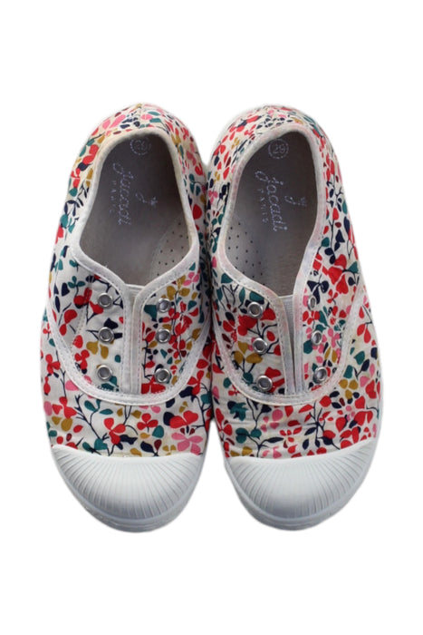 A Multicolour Slip Ons from Jacadi in size 5T for neutral. (Back View)