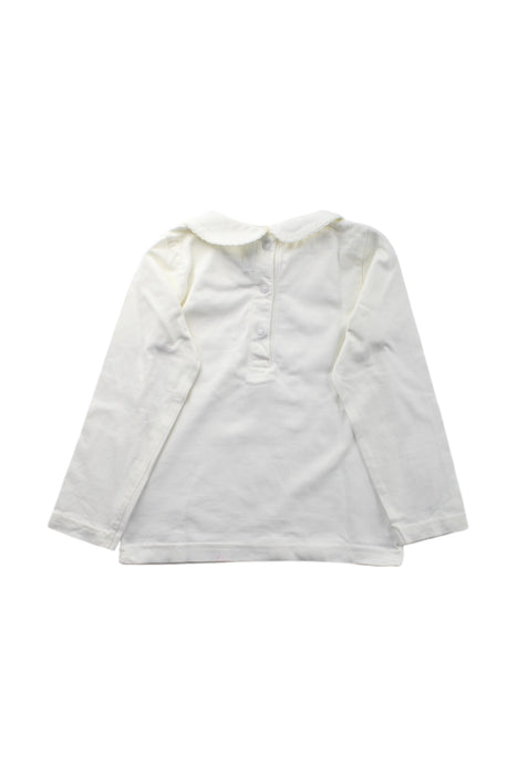 A White Long Sleeve Tops from Jojo Maman Bébé in size 3T for neutral. (Back View)