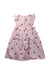 A Pink Short Sleeve Dresses from Jojo Maman Bébé in size 3T for girl. (Front View)