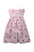 A Pink Short Sleeve Dresses from Jojo Maman Bébé in size 3T for girl. (Back View)