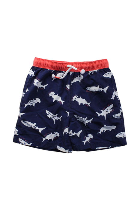 A Navy Swim Shorts from Boden in size 4T for boy. (Front View)