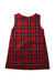 A Red Sleeveless Dresses from Jacadi in size 3T for girl. (Back View)