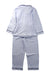 A Blue Pyjama Sets from The Little White Company in size 4T for neutral. (Back View)